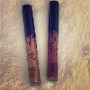 Metal matte liquid lipsticks